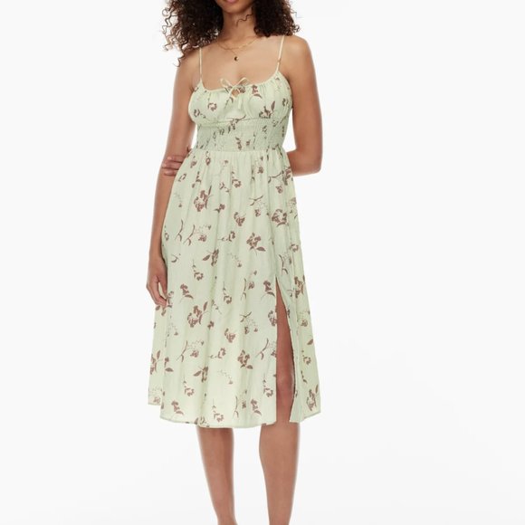 Aritzia Dresses & Skirts - Aritzia Wilfred Linen dress botanical print | XL